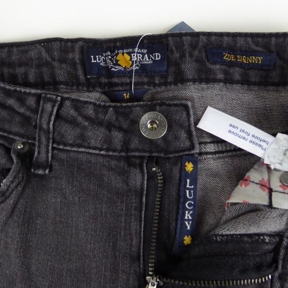 Lucky Brand Zoe Skinny Patchwork Denim Jeans NWT - Picture 5 of 8